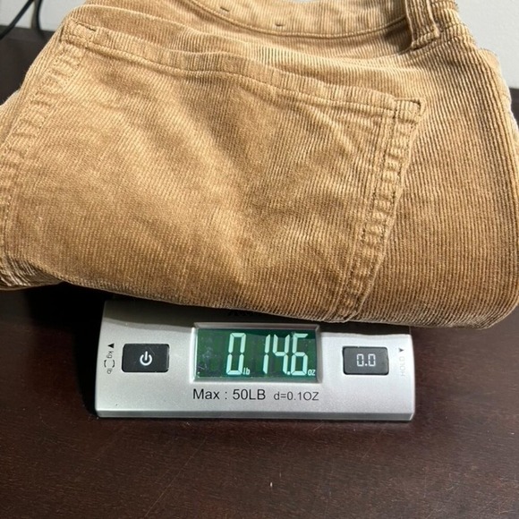 Banana Republic Petite Corduroy Pants High-Rise Pumpkin Spice 32/14 - Picture 14 of 15